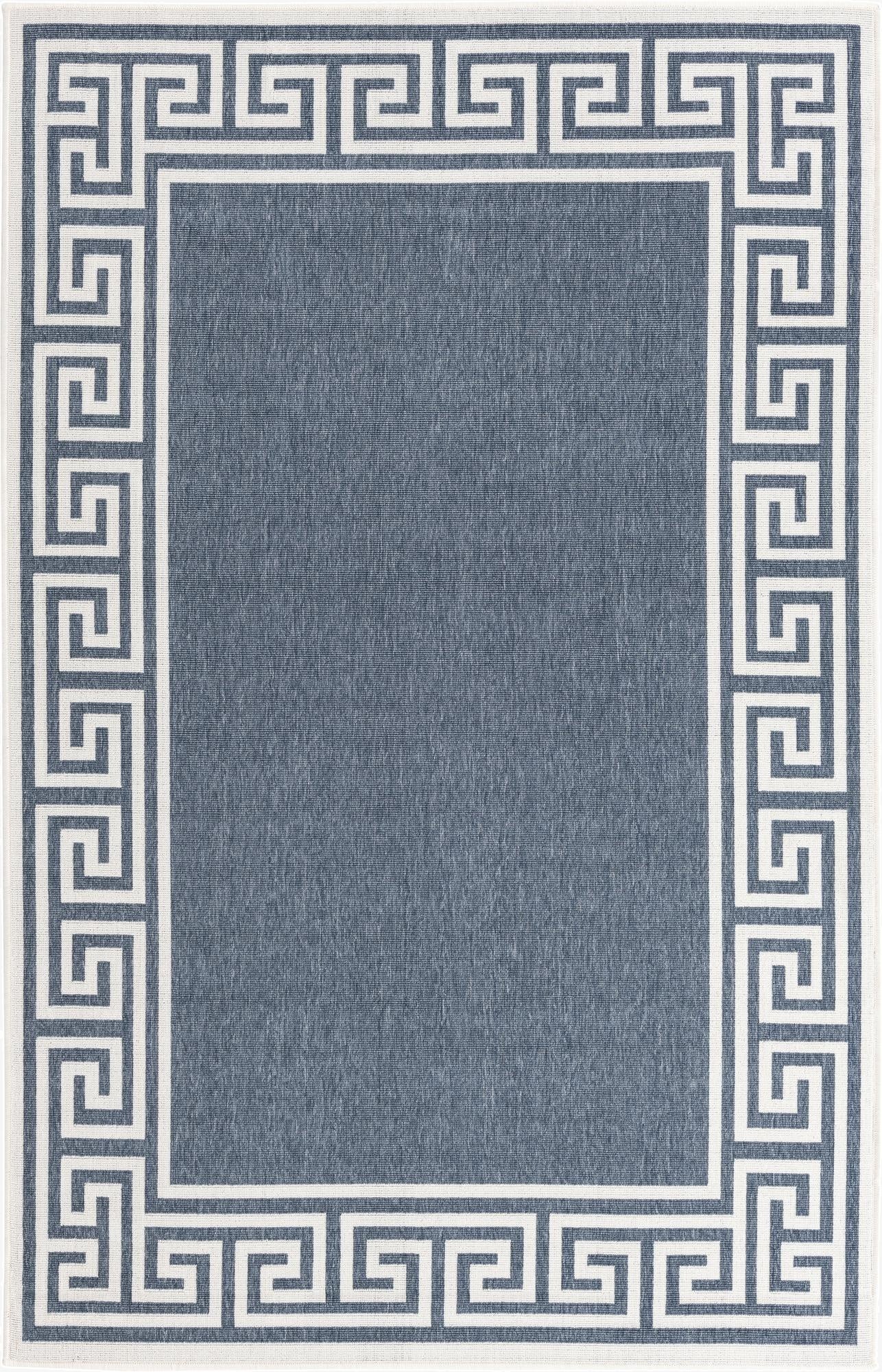  1' 3 x 1' 3  Washable Coastal Indoor / Outdoor Sample Rug