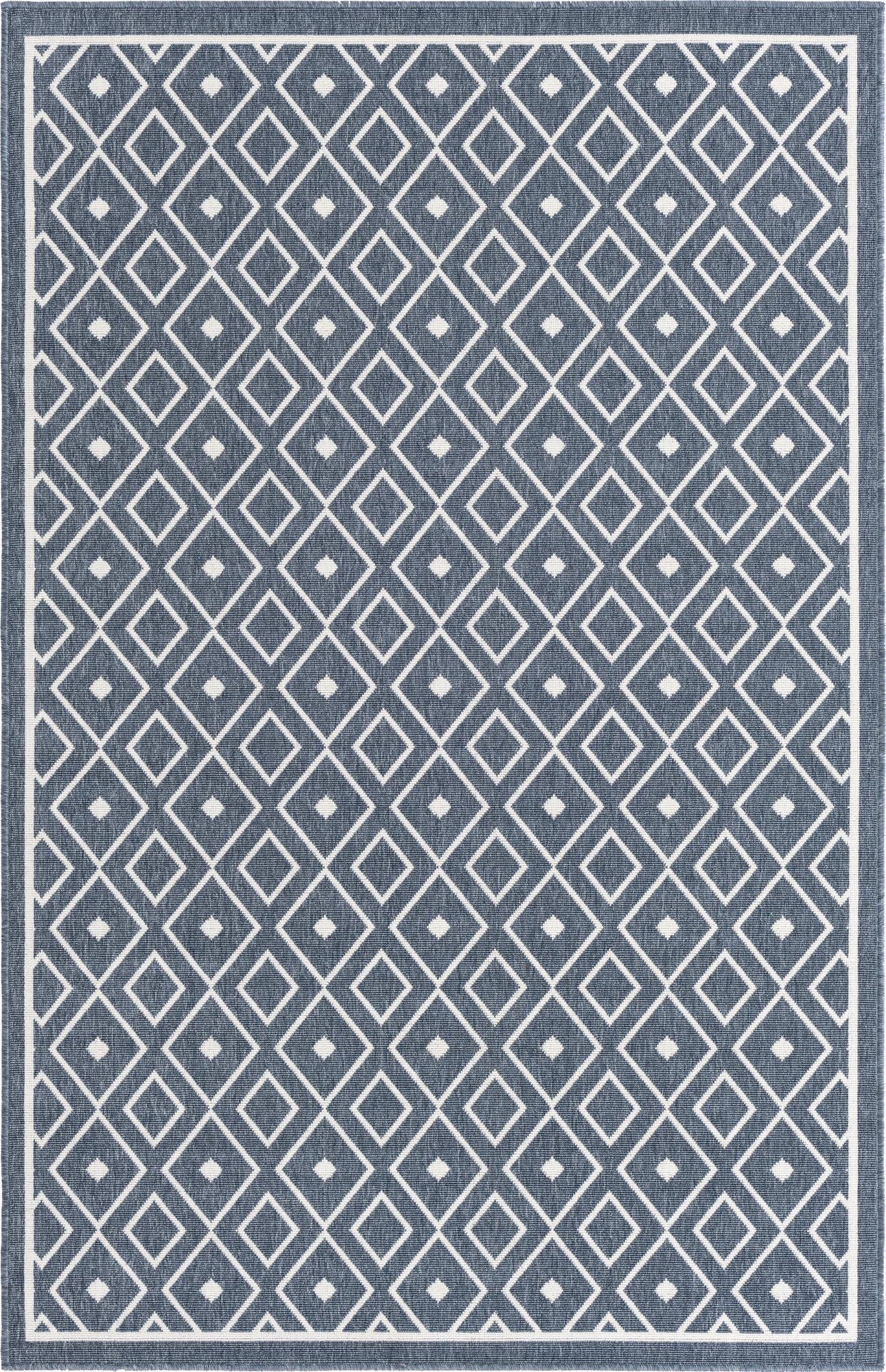 1' 3 x 1' 3  Washable Lattice Indoor / Outdoor Sample Rug