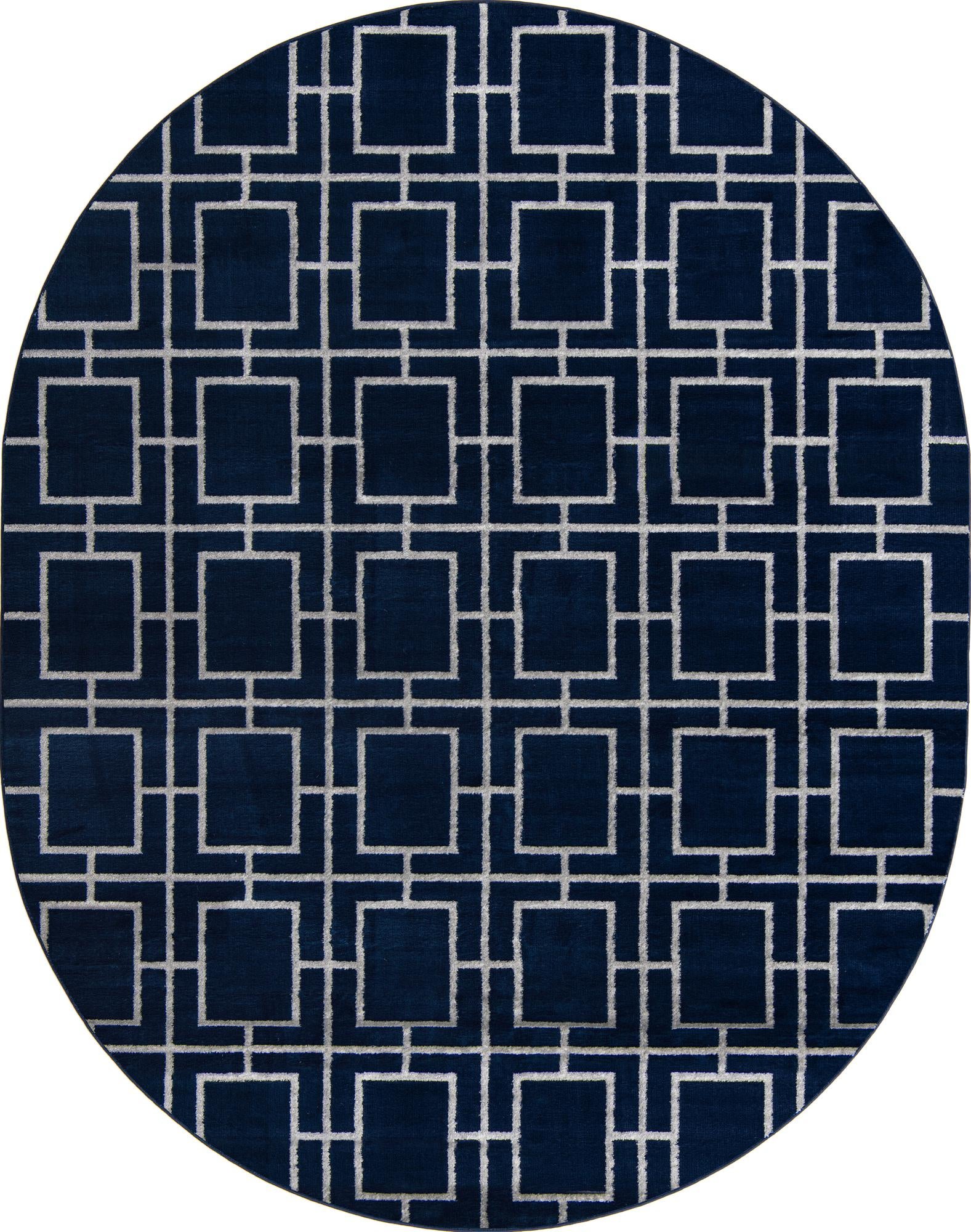 Rug Navy Blue Silver Swatch link