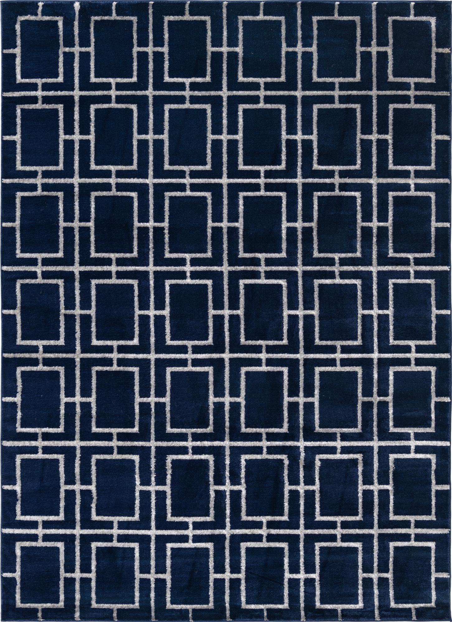 Rug Navy Blue Silver Swatch link