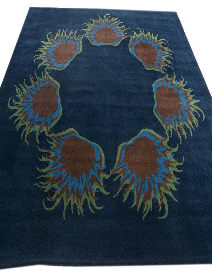 Detail image of  7' 7 x 7' 7 Agra Square Rug