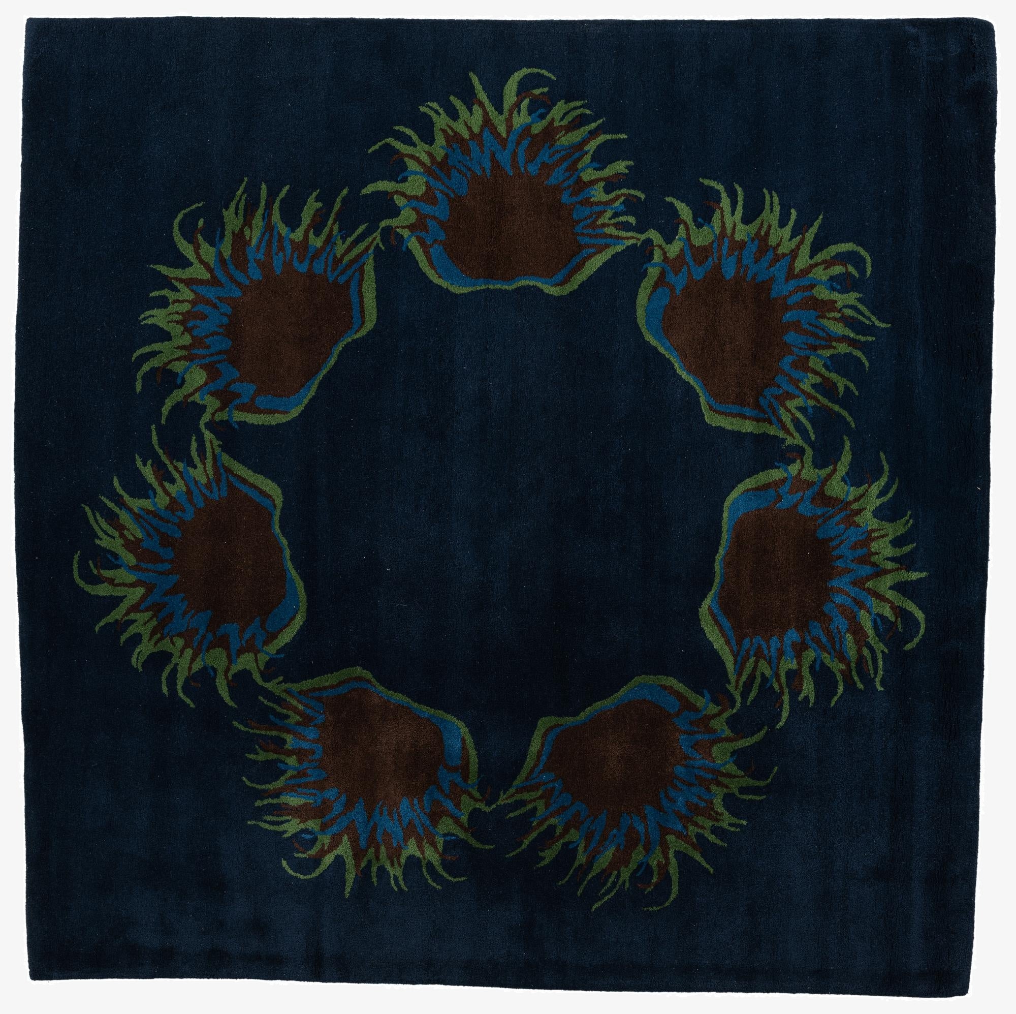  7' 6 x 7' 6 Agra Square Rug