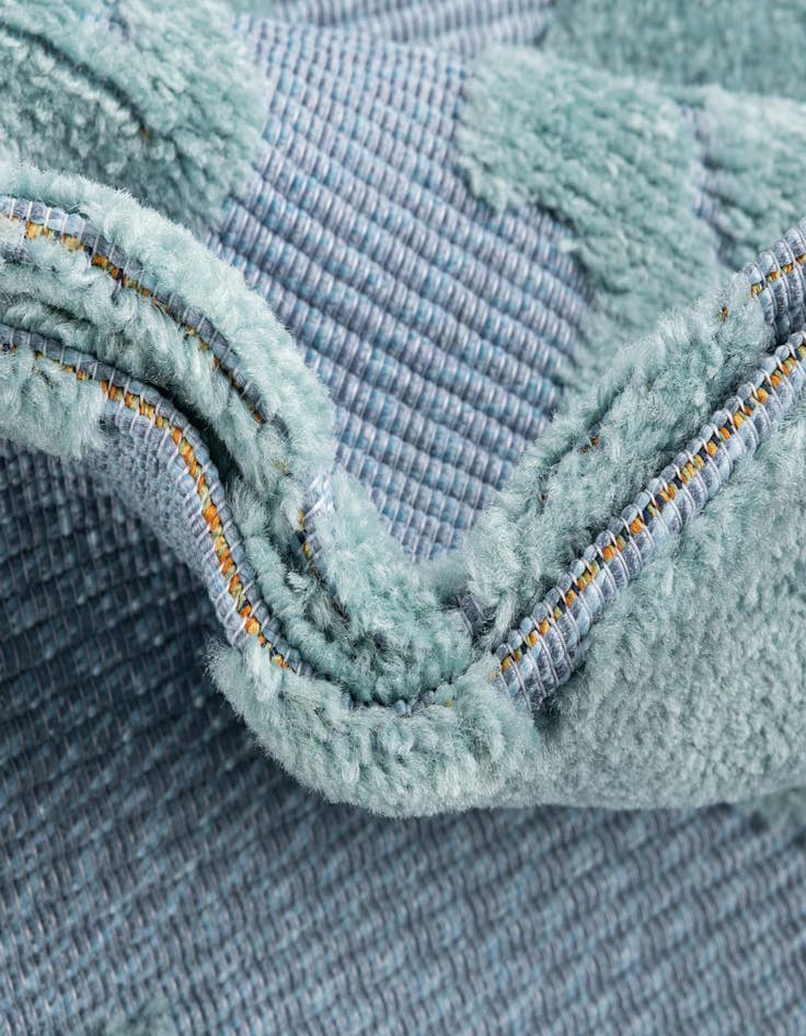 Detail image of  5' 3 x 5' 3  Washable Aruba Indoor / Outdoor Square Rug