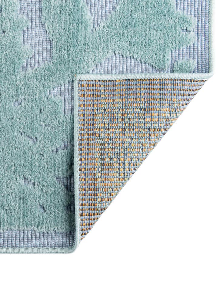 Detail image of  5' 3 x 5' 3  Washable Aruba Indoor / Outdoor Square Rug