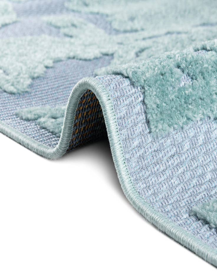 Detail image of  5' 3 x 5' 3  Washable Aruba Indoor / Outdoor Square Rug