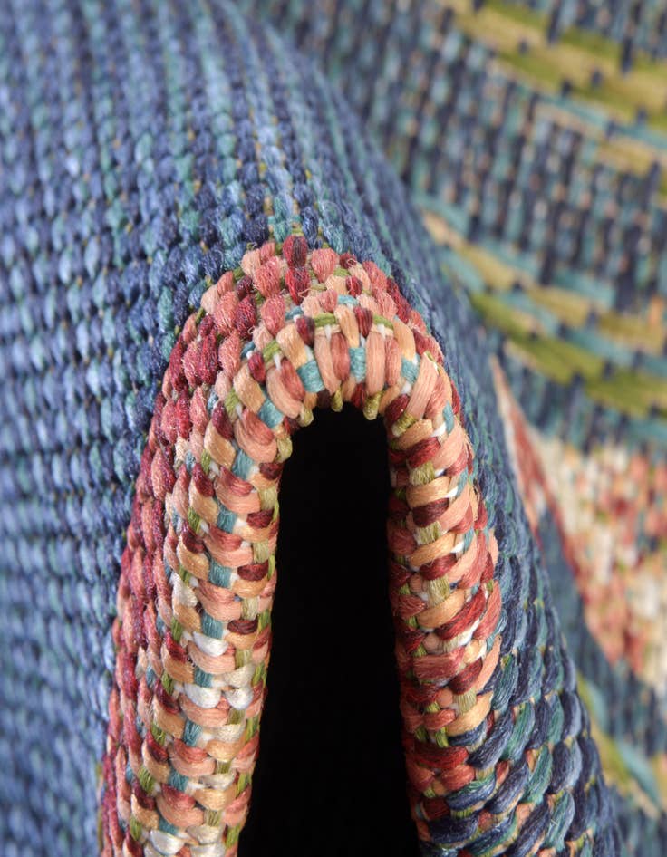 Detail image of  7' 10 x 7' 10  Washable Baja Indoor / Outdoor Square Rug