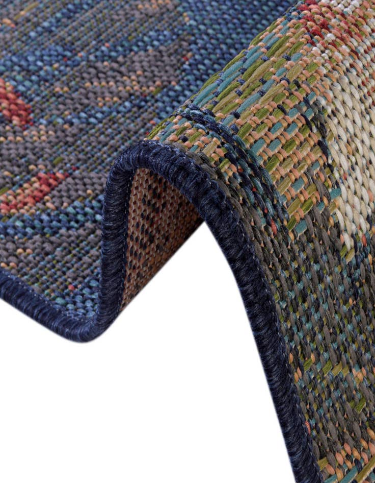 Detail image of  7' 10 x 7' 10  Washable Baja Indoor / Outdoor Square Rug