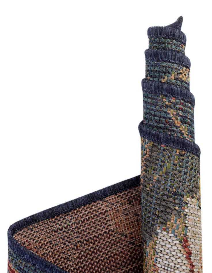 Detail image of  7' 10 x 7' 10  Washable Baja Indoor / Outdoor Square Rug