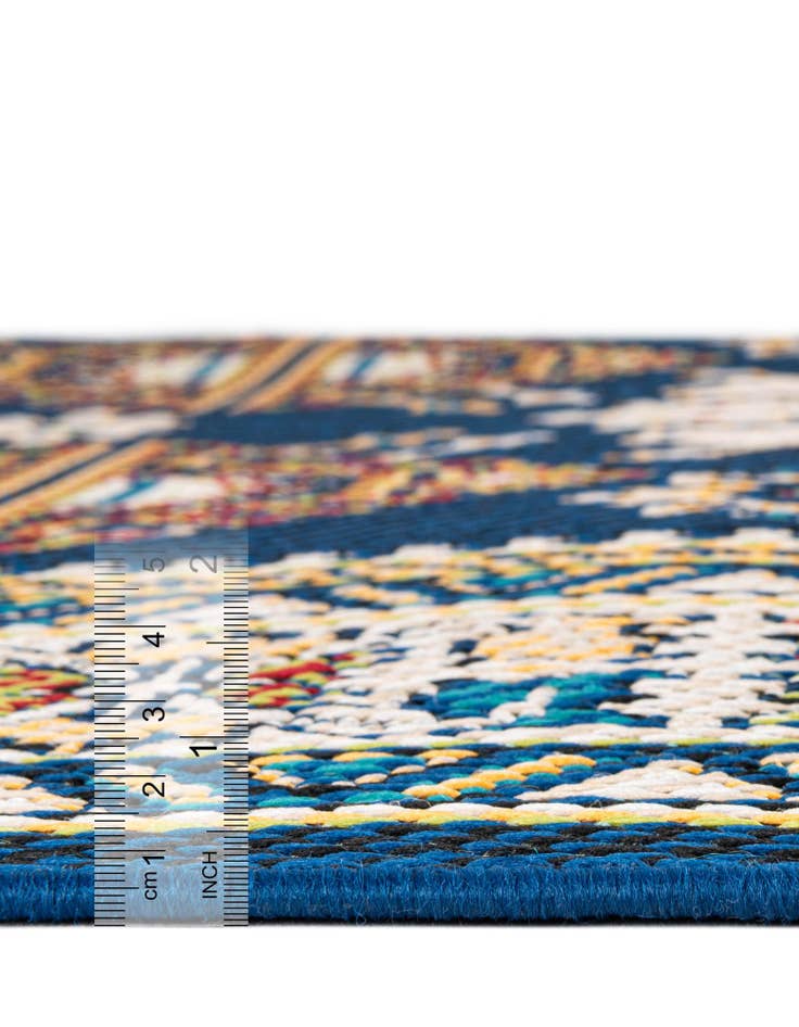 Detail image of  10' x 10'  Washable Baja Indoor / Outdoor Square Rug