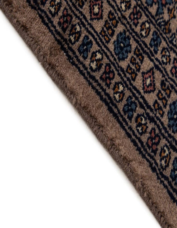 Detail image of  6' 7 x 6' 8  Hand Knotted Bokhara Oriental Wool Square Rug