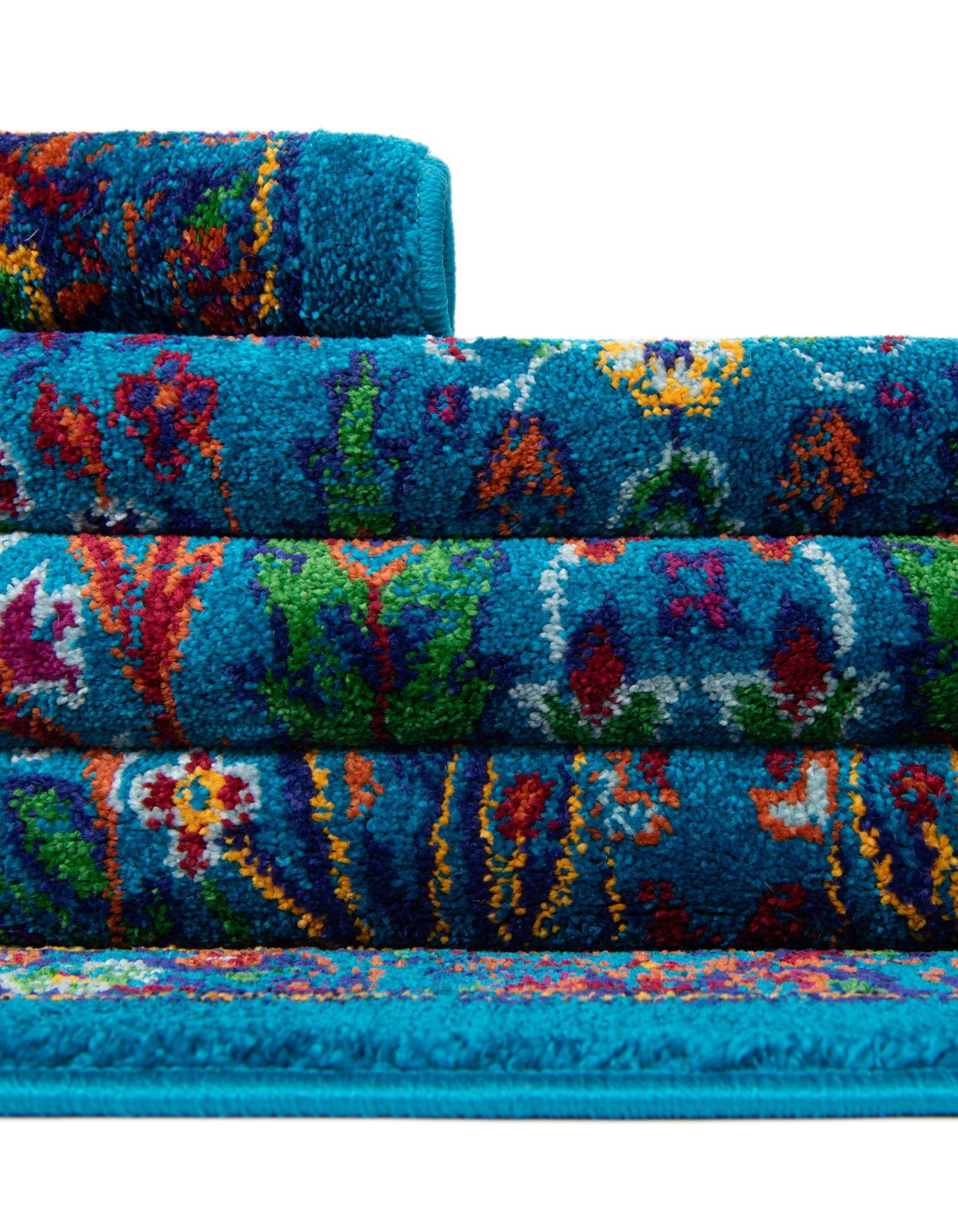 Navy Blue 10' x 10' Calypso Square Rug | Rugs.com