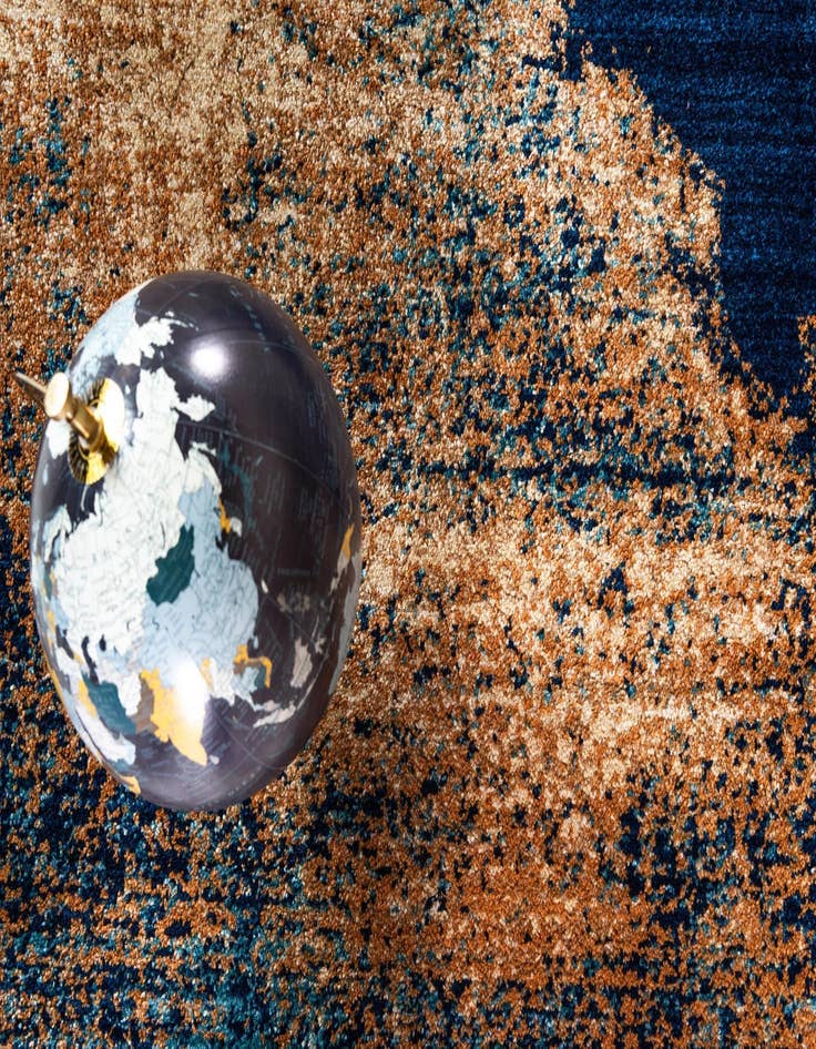 Detail image of  4' 5 x 4' 5 Charlestown Square Rug