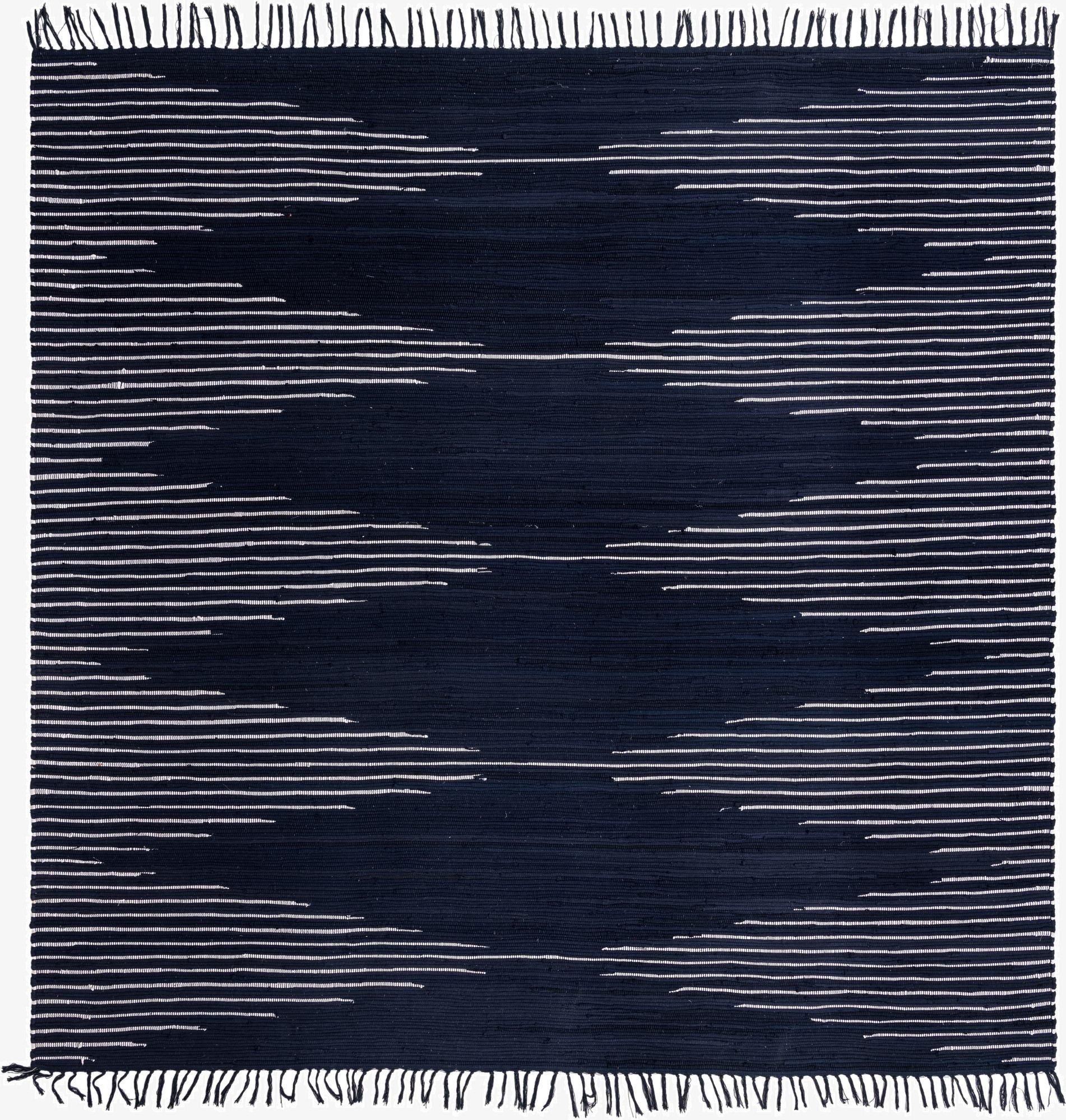  10' x 10'  Hand Woven Chindi Cotton Square Rug