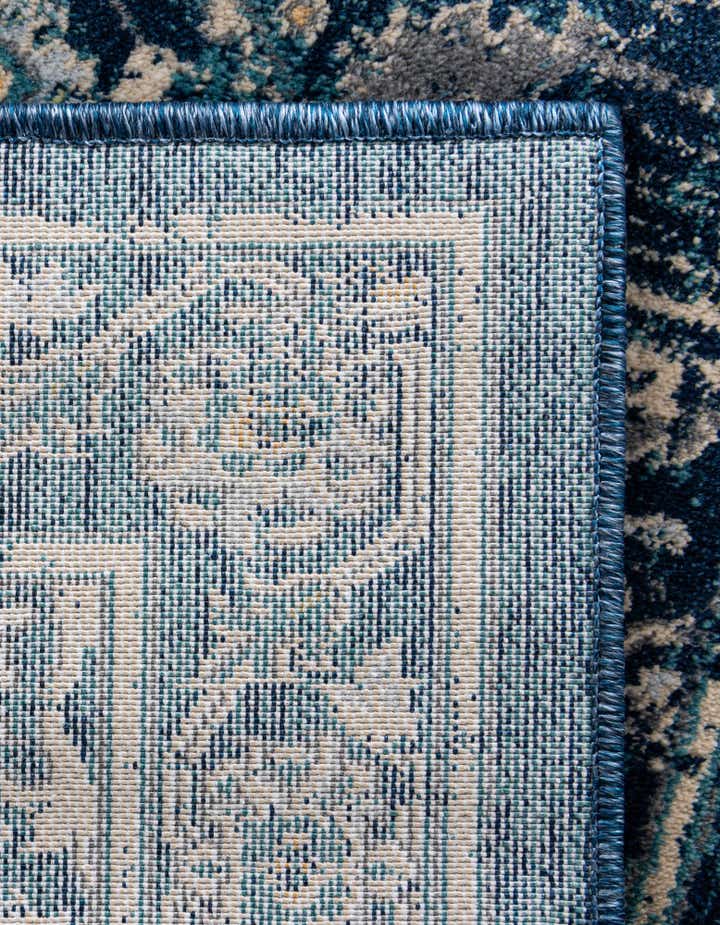 Navy Blue 10' x 10' Dahlia Square Rug | Rugs.com