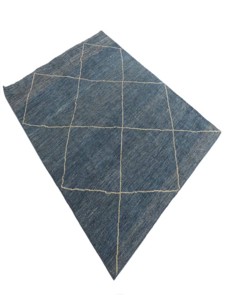 Detail image of  5' x 6' 4  Hand Knotted Darya Wool Square Rug