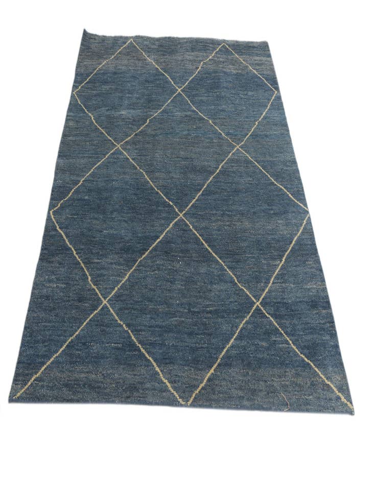 Detail image of  5' x 6' 4  Hand Knotted Darya Wool Square Rug