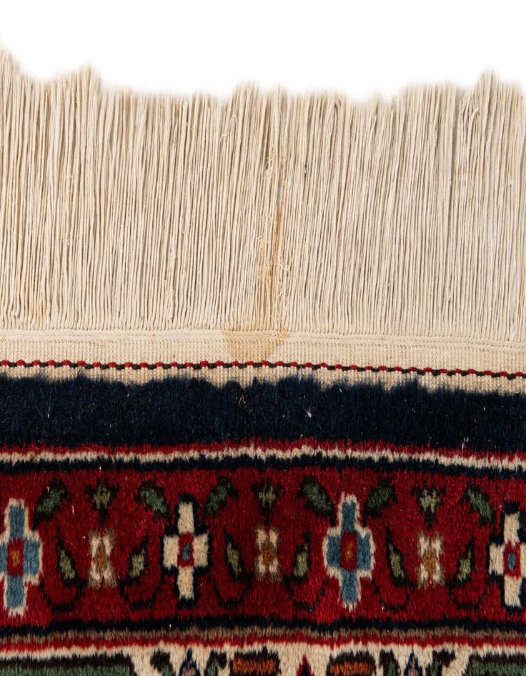 Detail image of  7' 5 x 8' 8  Hand Knotted Farahan Oriental Wool Square Rug
