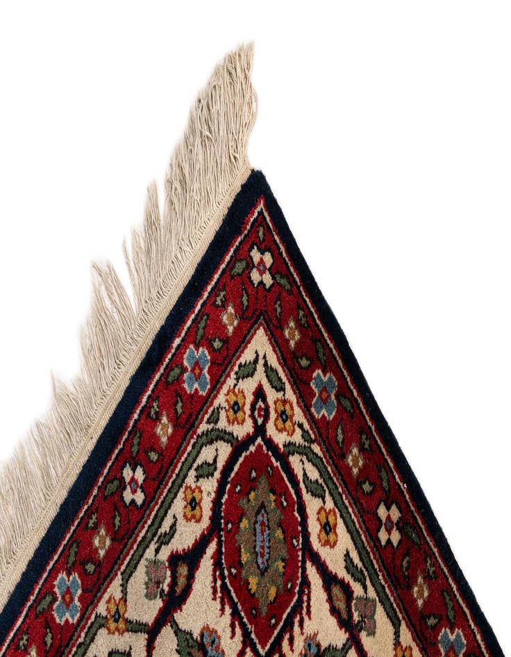 Detail image of  7' 5 x 8' 8  Hand Knotted Farahan Oriental Wool Square Rug