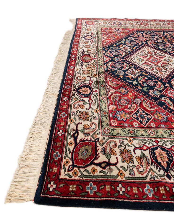 Detail image of  7' 5 x 8' 8  Hand Knotted Farahan Oriental Wool Square Rug