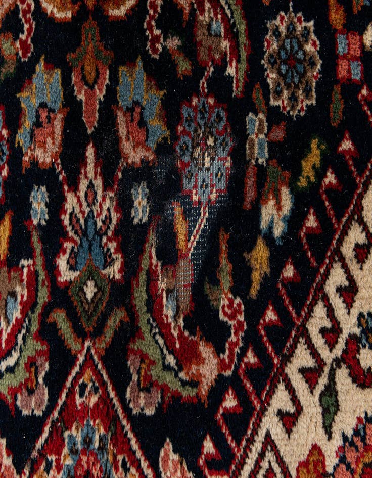 Detail image of  7' 5 x 8' 8  Hand Knotted Farahan Oriental Wool Square Rug