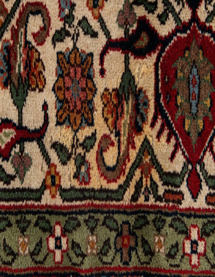 Detail image of  7' 5 x 8' 8  Hand Knotted Farahan Oriental Wool Square Rug