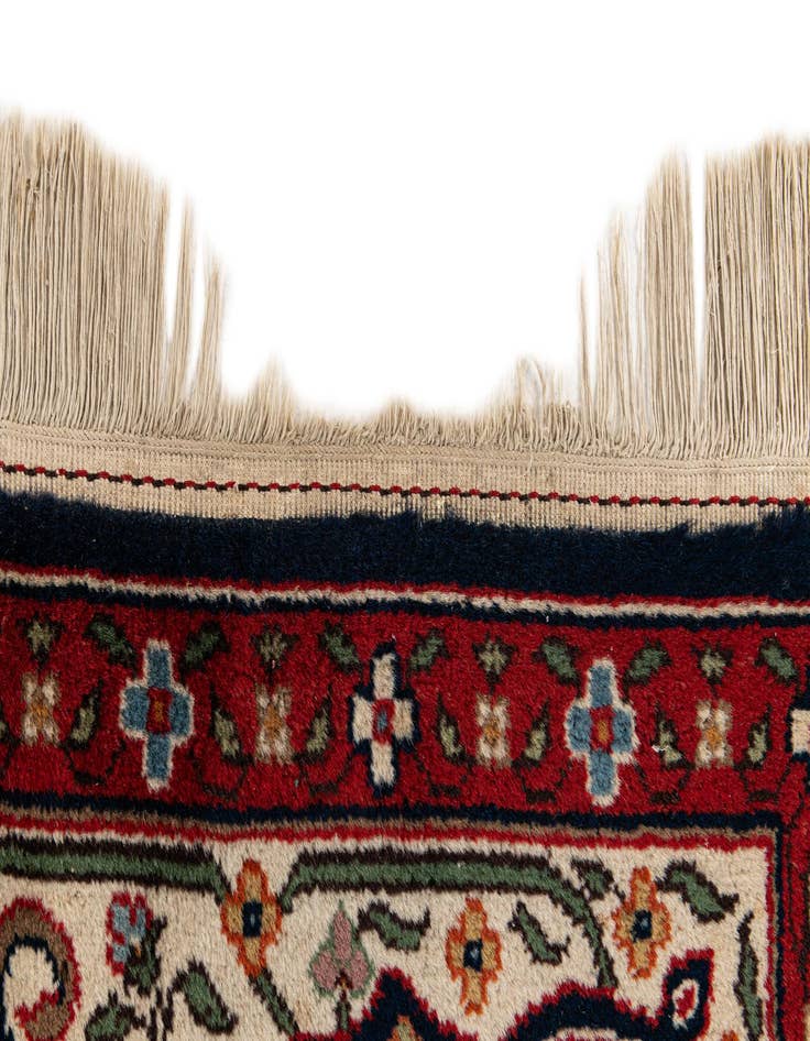 Detail image of  7' 5 x 8' 8  Hand Knotted Farahan Oriental Wool Square Rug