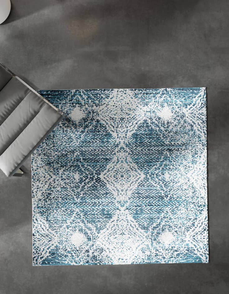 Detail image of  5' 3 x 5' 3 Kamala Washable Square Rug