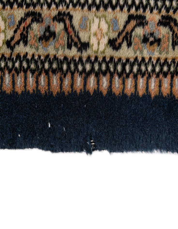 Detail image of  8' 1 x 8' 1  Hand Knotted Kerman Oriental Wool Square Rug
