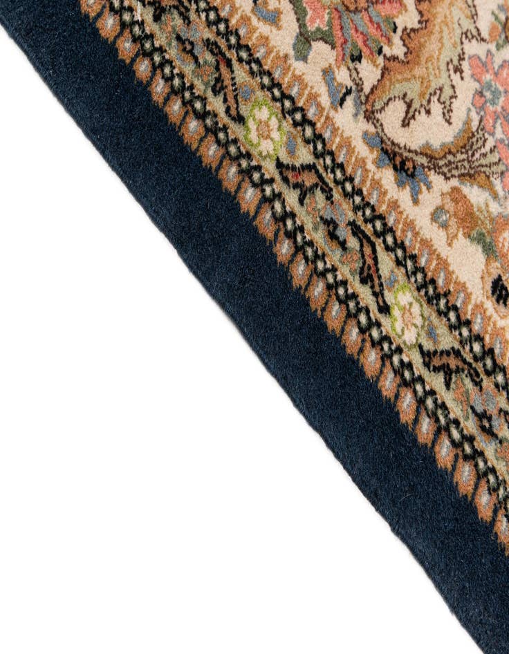 Detail image of  8' 1 x 8' 1  Hand Knotted Kerman Oriental Wool Square Rug