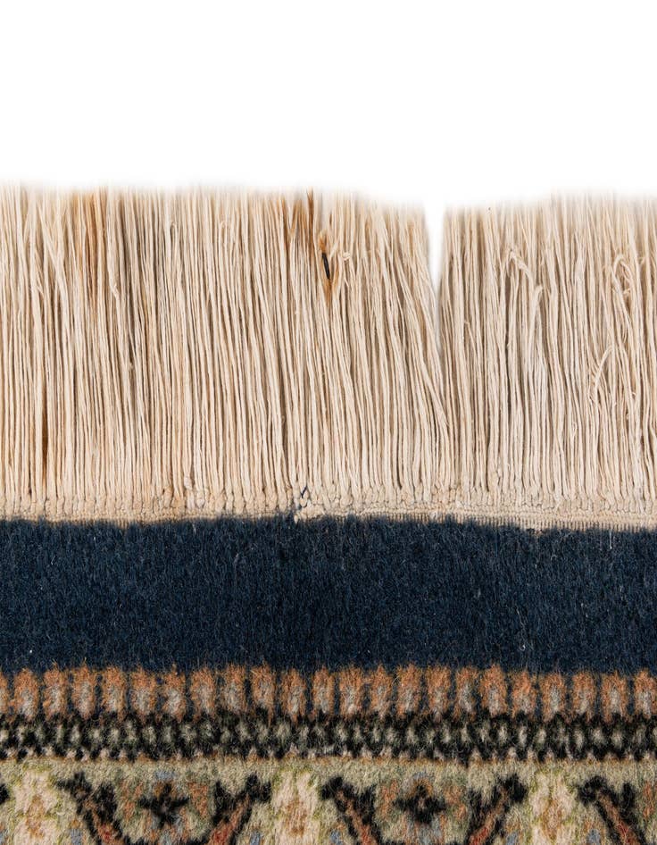 Detail image of  8' 1 x 8' 1  Hand Knotted Kerman Oriental Wool Square Rug