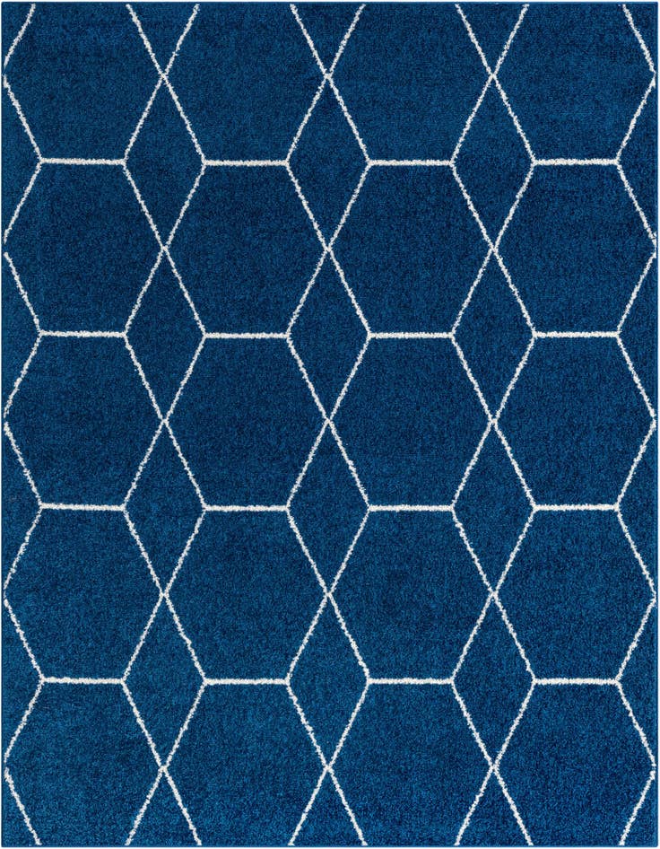 Detail image of  6' x 6' Lattice Frieze Square Rug