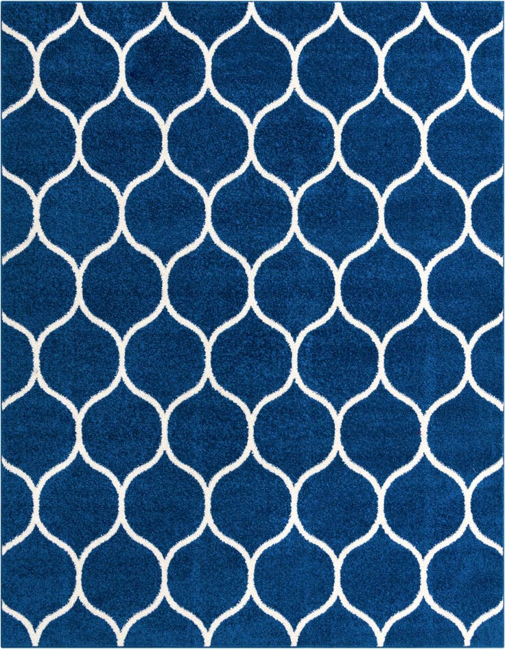 Detail image of  4' x 4' Lattice Frieze Square Rug