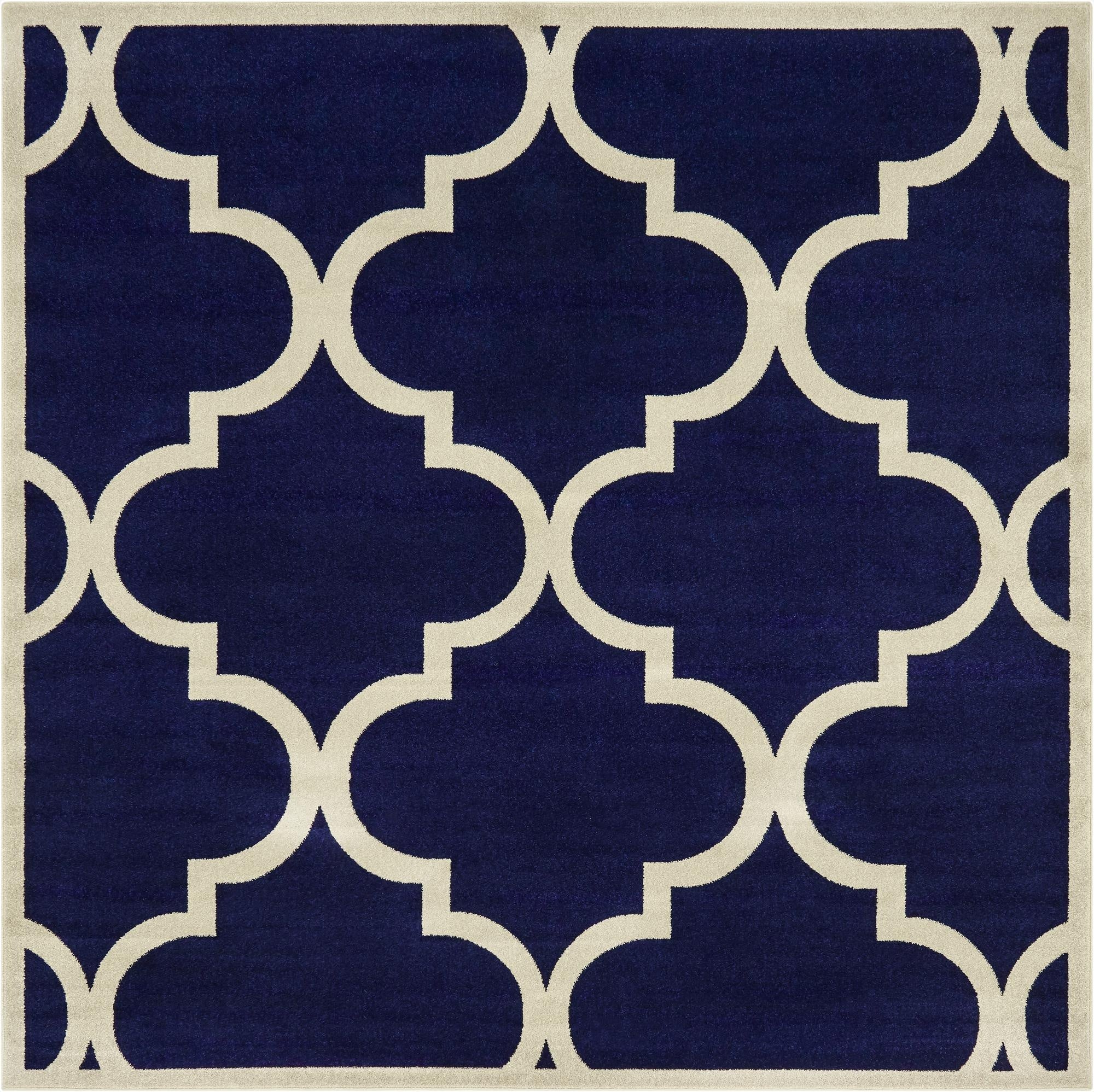  7' 10 x 7' 10 Lattice Square Rug