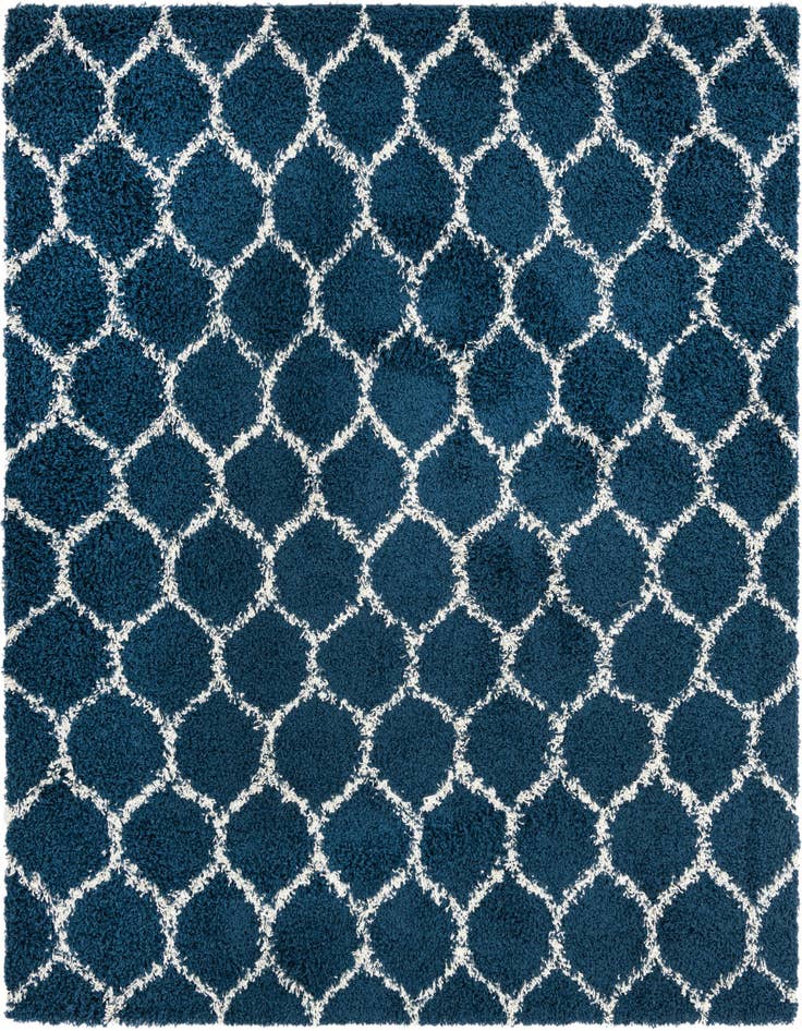 Detail image of  7' 10 x 7' 10 Lattice Shag Square Rug