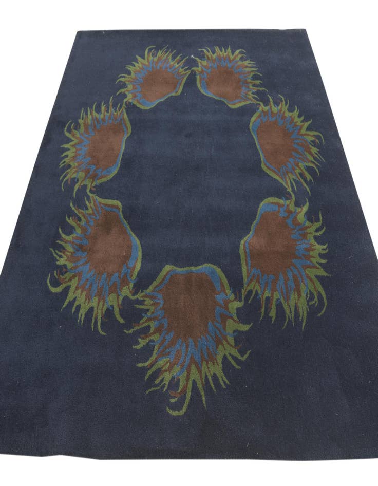 Detail image of  7' 6 x 7' 7 Luna Wool Square Rug