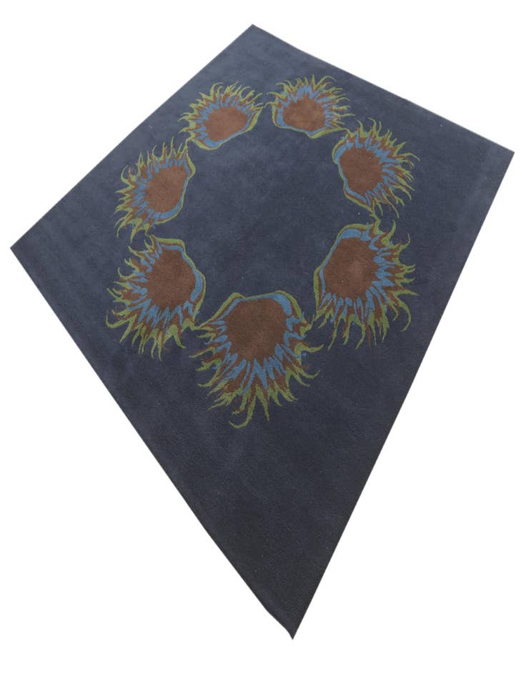 Detail image of  7' 6 x 7' 6 Luna Wool Square Rug