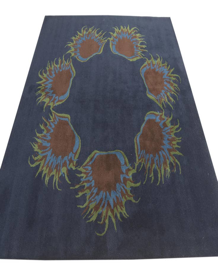 Detail image of  7' 6 x 7' 6 Luna Wool Square Rug