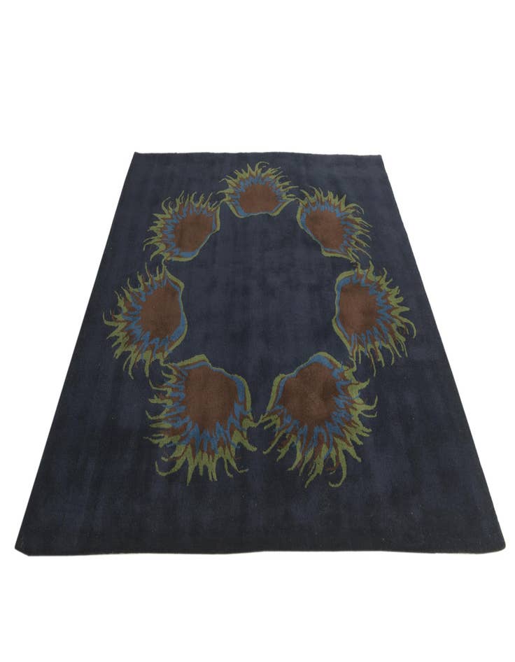 Detail image of  7' 5 x 7' 7 Luna Wool Square Rug