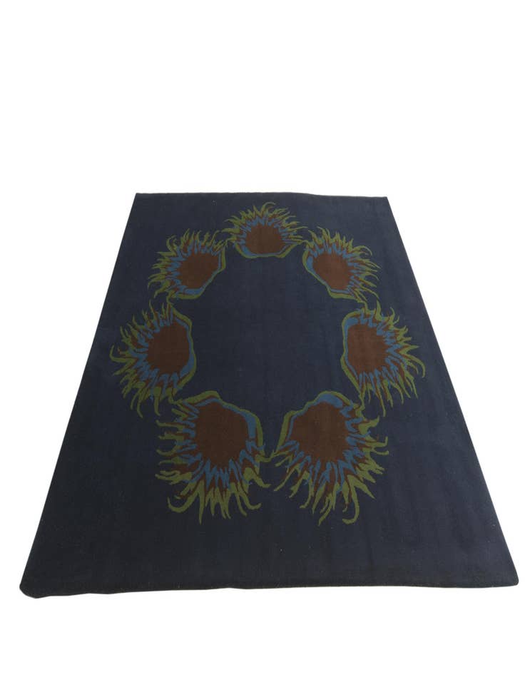 Detail image of  7' 4 x 7' 7 Luna Wool Square Rug