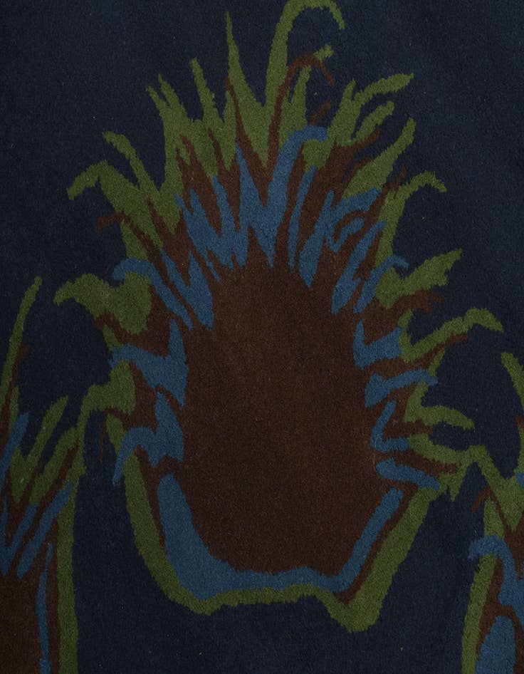 Detail image of  7' 4 x 7' 7 Luna Wool Square Rug