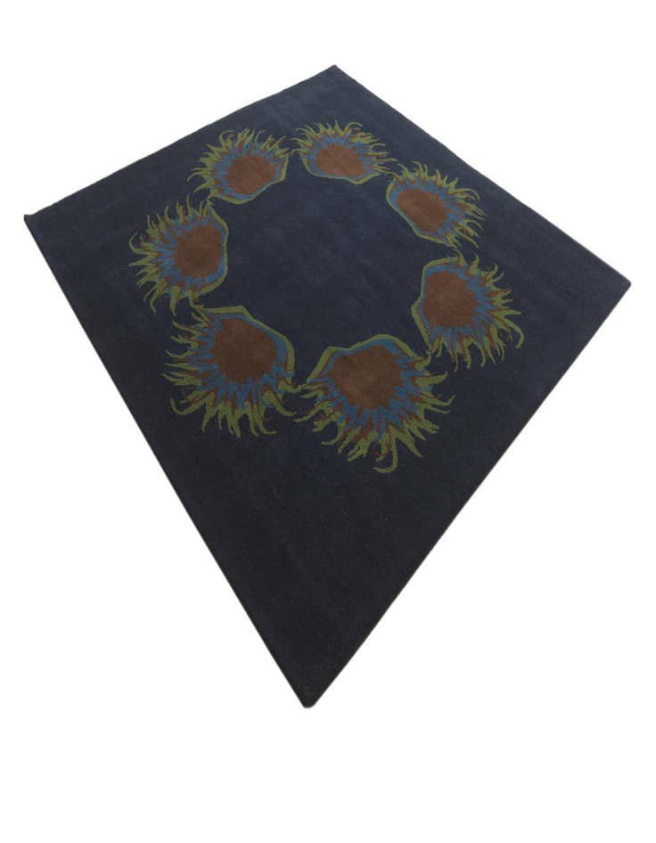 Detail image of  7' 6 x 7' 7 Luna Wool Square Rug