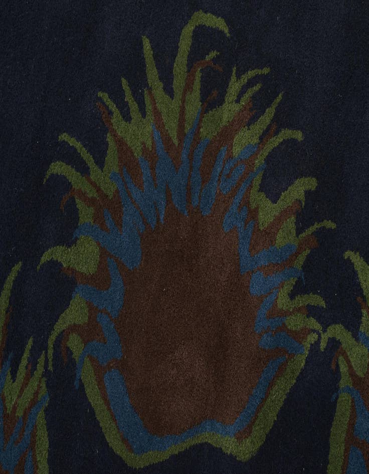 Detail image of  7' 6 x 7' 7 Luna Wool Square Rug