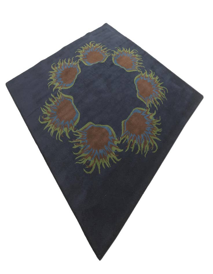 Detail image of  7' 6 x 7' 7 Luna Wool Square Rug