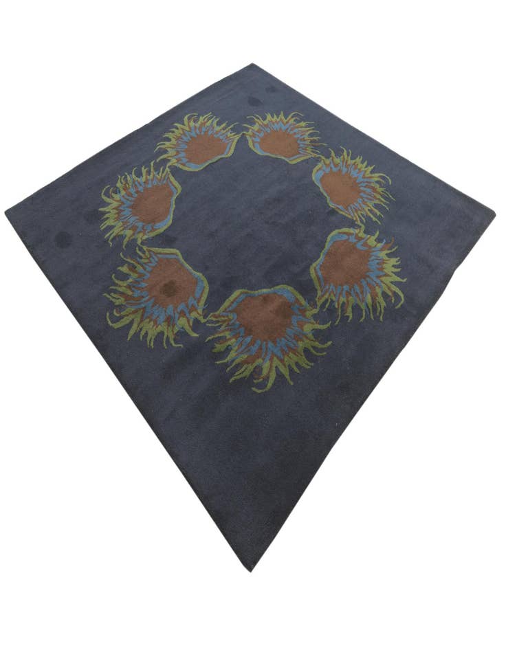 Detail image of  7' 6 x 7' 7 Luna Wool Square Rug