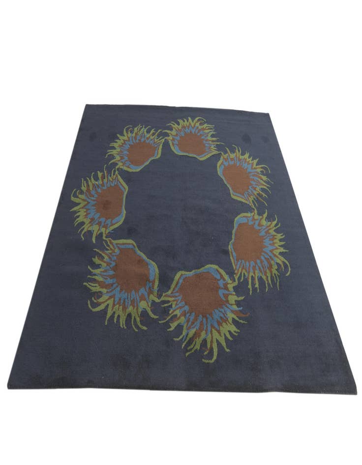 Detail image of  7' 6 x 7' 7 Luna Wool Square Rug