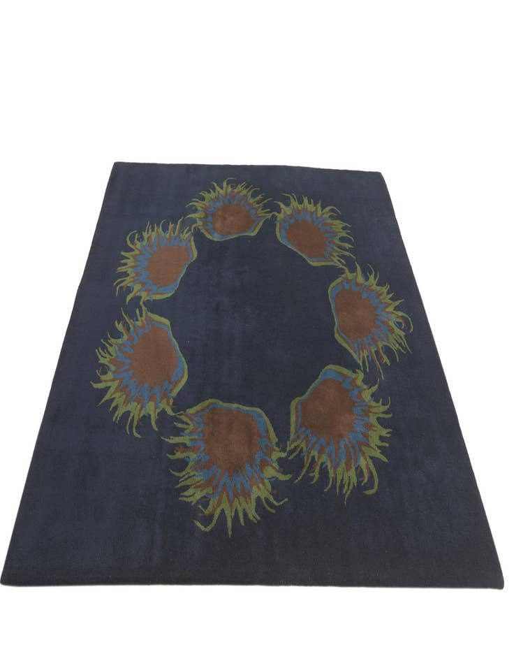 Detail image of  7' 6 x 7' 7 Luna Wool Square Rug