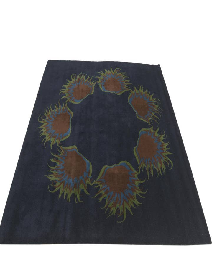 Detail image of  7' 6 x 7' 7 Luna Wool Square Rug