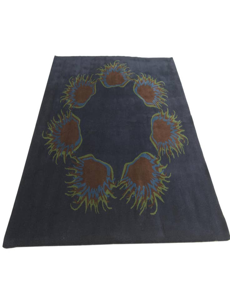 Detail image of  7' 5 x 7' 6 Luna Wool Square Rug