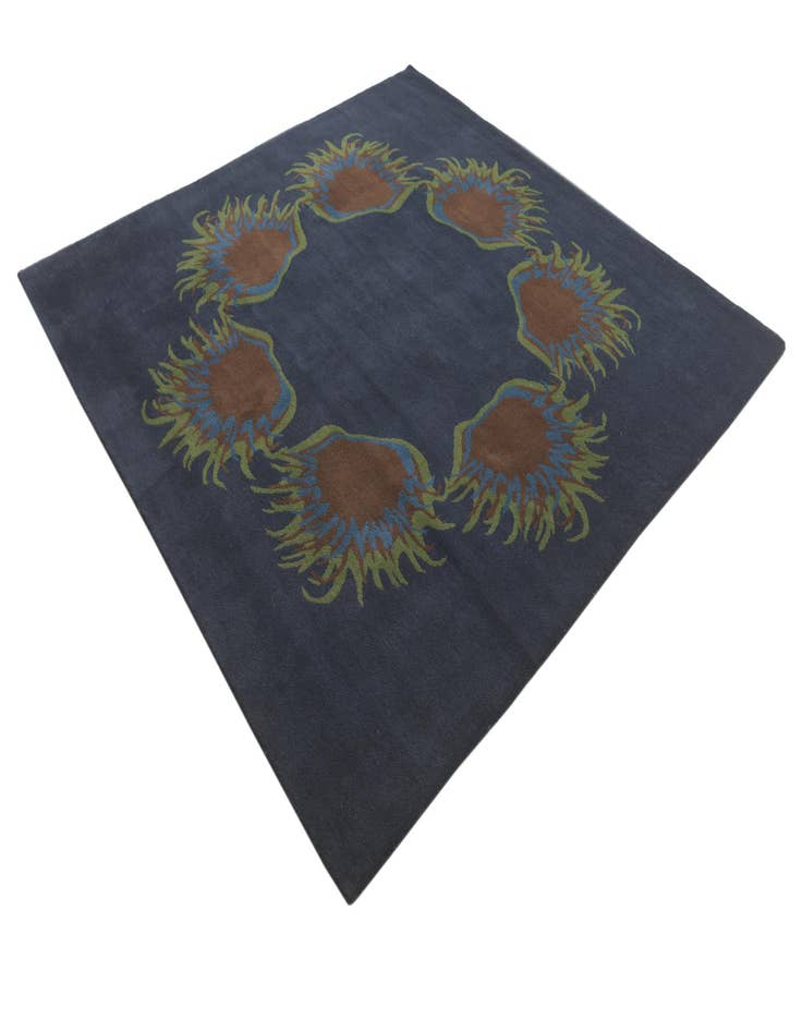 Detail image of  7' 6 x 7' 7 Luna Wool Square Rug