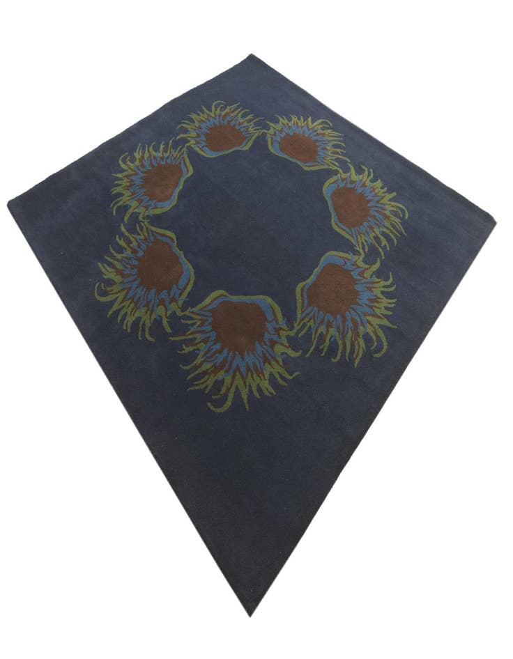 Detail image of  7' 6 x 7' 7 Luna Wool Square Rug